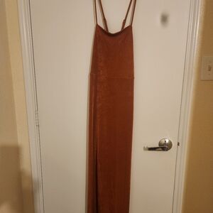 Wild Fable Rust Midi Dress